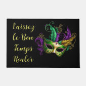 マーディ・グラ・マスク ドアマット (正面)