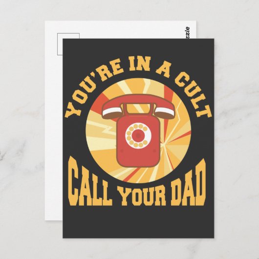 マーデリーノ・カルトがパパを真犯罪と呼ぶ ポストカード (正面/裏面)