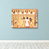 マートの羽に対するハートの重み キャンバスプリント (インサイチュ (ウッドフロア))