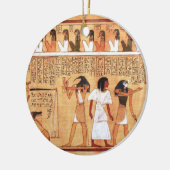 マートの羽に対するハートの重み セラミックオーナメント (左)