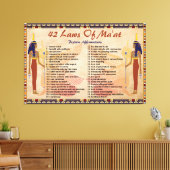 マートの42の法則 – 主張前向きキャンバス キャンバスプリント (インサイチュ (リビング))