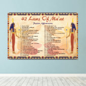 マートの42の法則 – 主張前向きキャンバス キャンバスプリント (インサイチュ (ウッドフロア))