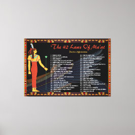 マートの42の法則 – 前向き主張 キャンバスプリント