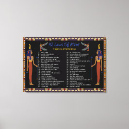 マートの42の法則 – 前向き主張 キャンバスプリント