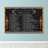 マートの42の法律 – 負の自白 キャンバスプリント (インサイチュ (ウッドフロア))