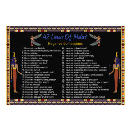 マートの42の法律 – 負の自白 フォトプリント           