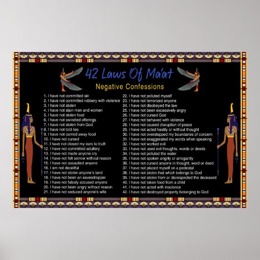 マートの42の法律 – 負の自白 ポスター (正面)