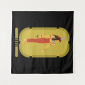 マートオン金ゴールドカラトウチェ タペストリー (正面(横))