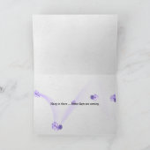 マートルの花に包帯する カード (内部)