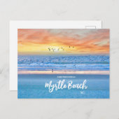 マートルビーチからの挨拶SC名勝はがき ポストカード (正面/裏面)
