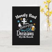 マートルビーチの春休み Mostly D Decisions カード (黄色い花)