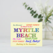 マートルビーチカラー ポストカード (スタンド正面)