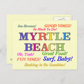 マートルビーチカラー ポストカード (正面/裏面)