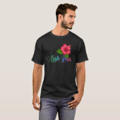 マートルビーチカロライナハイビスカスフラワー Tシャツ (正面フル)