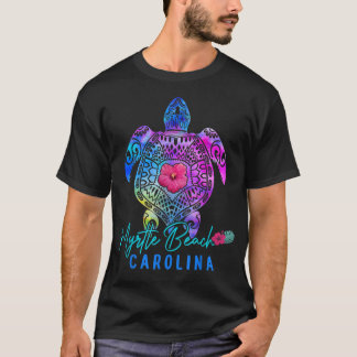 マートルビーチカロライナ絞り染めシータートルバケーション Tシャツ