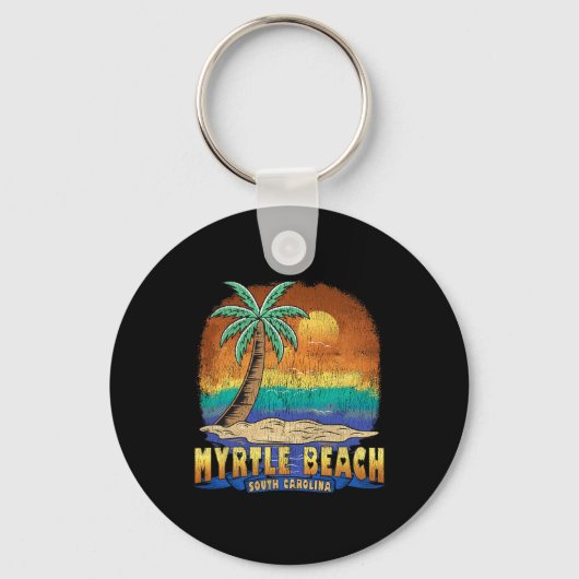 マートルビーチサウスカロライナヴィンテージ動揺してソウ キーホルダー (正面)