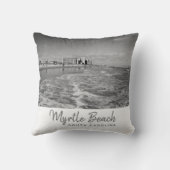 マートルビーチサウスカロライナヴィンテージ クッション (裏面)
