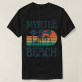 マートルビーチサウスカロライナ夏期休暇ヴィンタグ Tシャツ (デザイン正面)