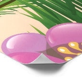 マートルビーチサウスカロライナ旅行ポスター ポスター (角)