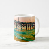 マートルビーチサウスカロライナ桟橋 コーヒーマグカップ (正面右)