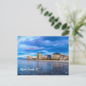 マートルビーチサウスカロライナ海ビーチビュー ポストカード (スタンド正面)