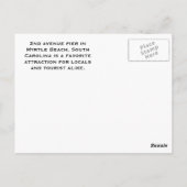 マートルビーチサウスカロライナ葉書 ポストカード (裏面)