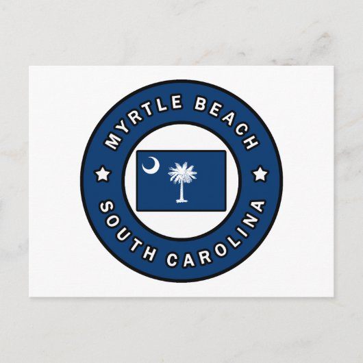 マートルビーチサウスカロライナ ポストカード (正面)