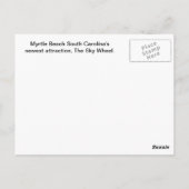 マートルビーチスカイホイール ポストカード (裏面)
