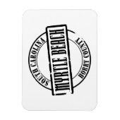 マートルビーチタイトル マグネット (縦)