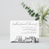 マートルビーチリハーサル招待状エンクロージャカード エンクロージャーカード (スタンド正面)