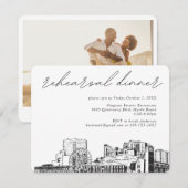 マートルビーチリハーサル招待状エンクロージャカード エンクロージャーカード (正面/裏面)