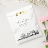 マートルビーチ結婚式パーソナライズされたフリットバッグ フェイバーバッグ (封をした状態)