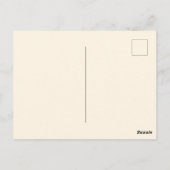 マートルビーチ風光明媚なグリーティングポストカード ポストカード (裏面)