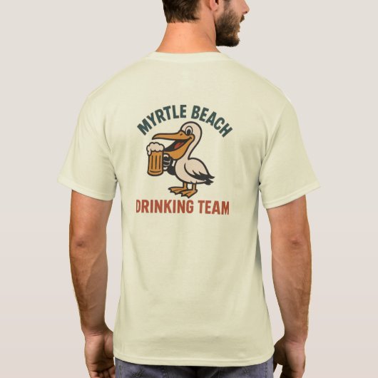 マートルビーチ飲みチーム Tシャツ (裏面)