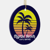 マートルビーチ，サウスカロライナ セラミックオーナメント (右)