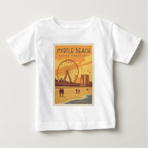 マートルビーチ サウスカロライナ ベビーTシャツ