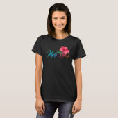 マートルビーチ ハイビスカスの花 カロライナビーチ ルアウ Tシャツ (正面フル)