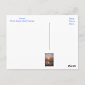 マートルビーチSCサンライズオーバー海ポストカード ポストカード (裏面)