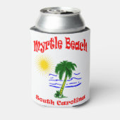 マートルビーチSCパームツリーウォーターデザイン 缶クーラー (缶裏面)