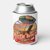 マートルビーチSCビーチシーンデザイン 缶クーラー (缶裏面)