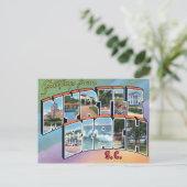 マートルビーチSC大文字葉書 ポストカード (スタンド正面)