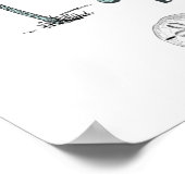 マートルビーチSC Est 1938ポスター ポスター (角)