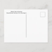 マートル秋パラダイスレイニア山国立公園 ポストカード (裏面)