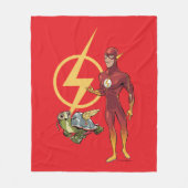 マートン&ザフラッシュ フリースブランケット (正面)