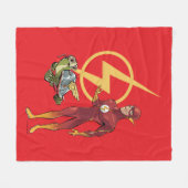 マートン&ザフラッシュ フリースブランケット (正面(横))