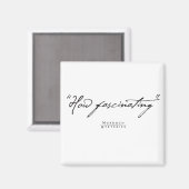 マードックミステリー引用文磁石 マグネット (正面/裏面)