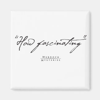 マードックミステリー引用文磁石 マグネット