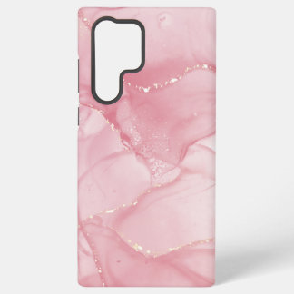 マーバルと金ゴールドグリッターサムスンギャラクシーS22ウルトラ SAMSUNG GALAXY S22 ULTRAケース