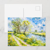 マーパスバイザハヴェルハベルランドウォーターカラースタイル ポストカード (正面/裏面)