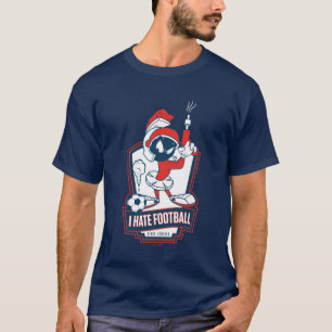 マービン・ザ・マーシャン™「アメリカン・フットボールなんて大嫌い」グラフィック Tシャツ